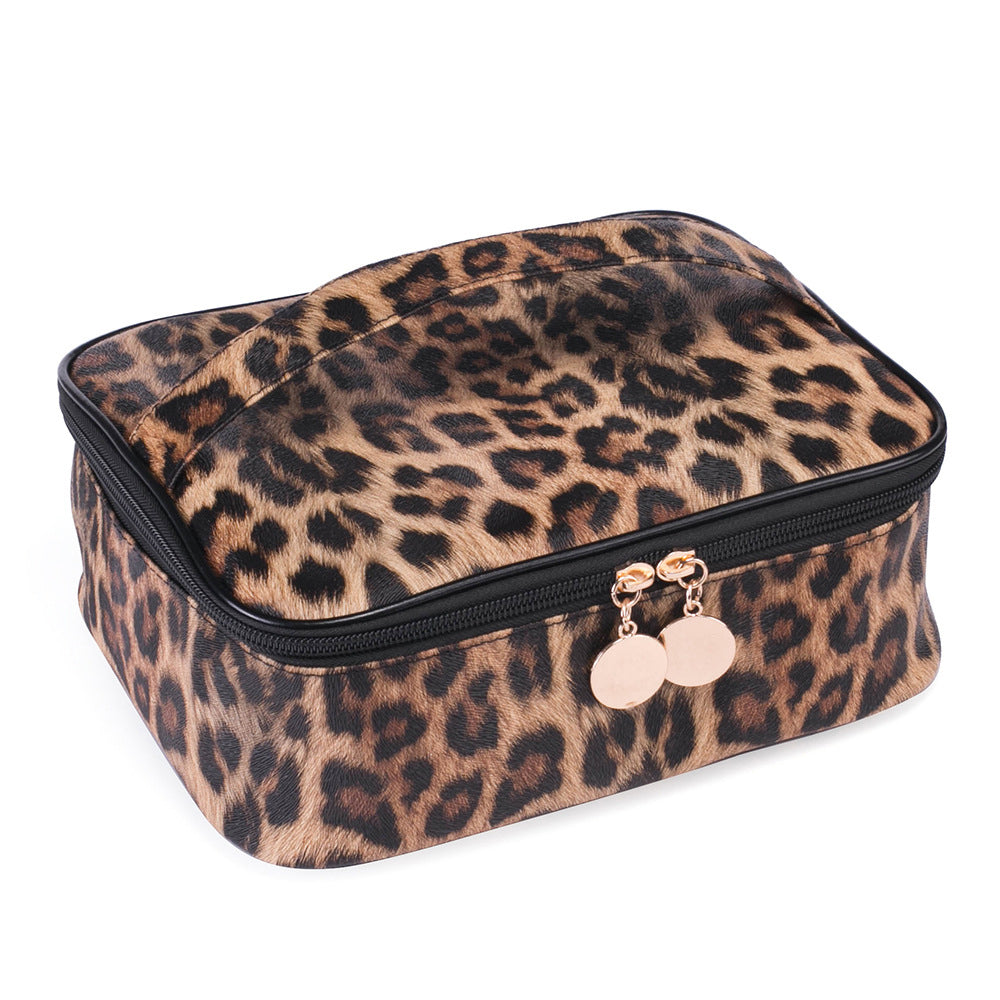 Leopard Print Toiletry Bag
