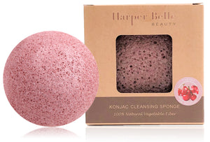 Organic Konjac Sponge | Cherry Blossom for Normal & Combination Skin
