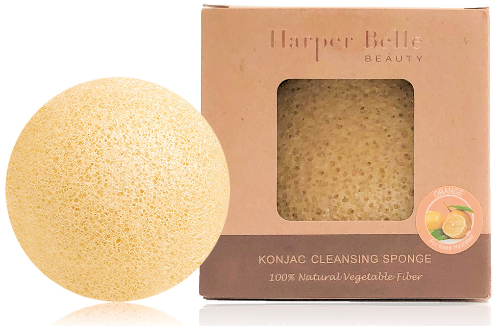 Organic Heart Konjac Sponge  Cherry Blossom for Normal & Combination –  Harper Belle Beauty