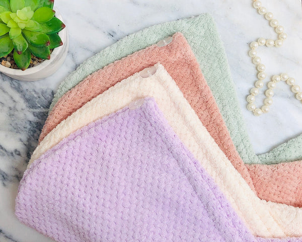 Microfiber Hair Drying Turban | Dusty Rose