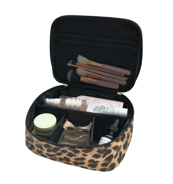 Leopard Print Toiletry Bag