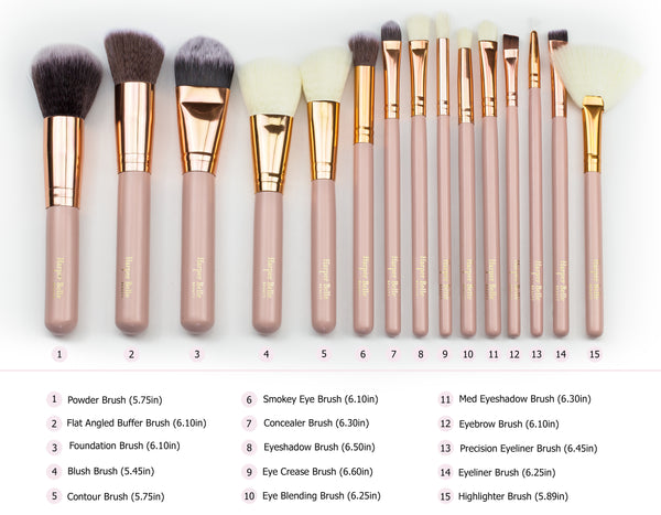 Signature Pink Makeup Brush Set