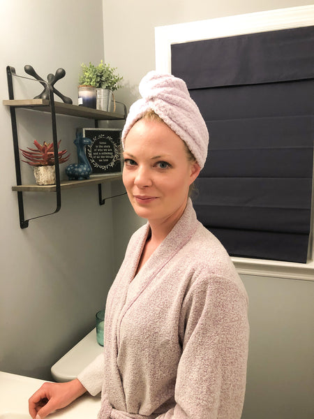 Microfiber Hair Drying Turban | Lavendar