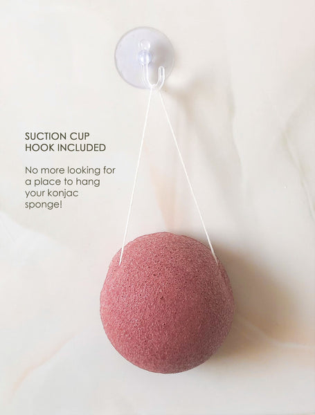 Organic Konjac Sponge | Cherry Blossom for Normal & Combination Skin