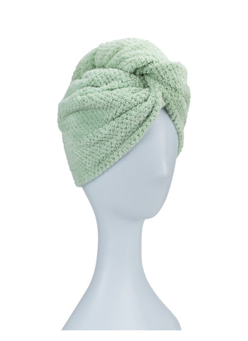 Microfiber Hair Drying Turban | Sage Green