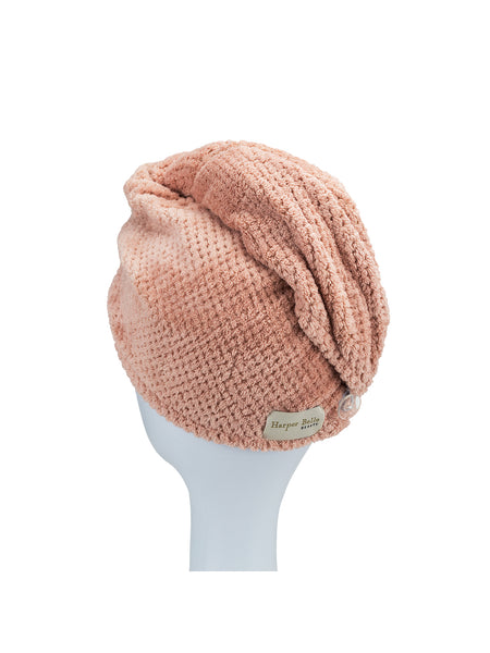 Microfiber Hair Drying Turban | Dusty Rose
