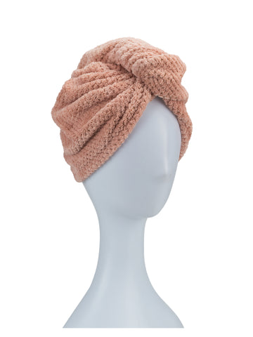 Microfiber Hair Drying Turban | Dusty Rose